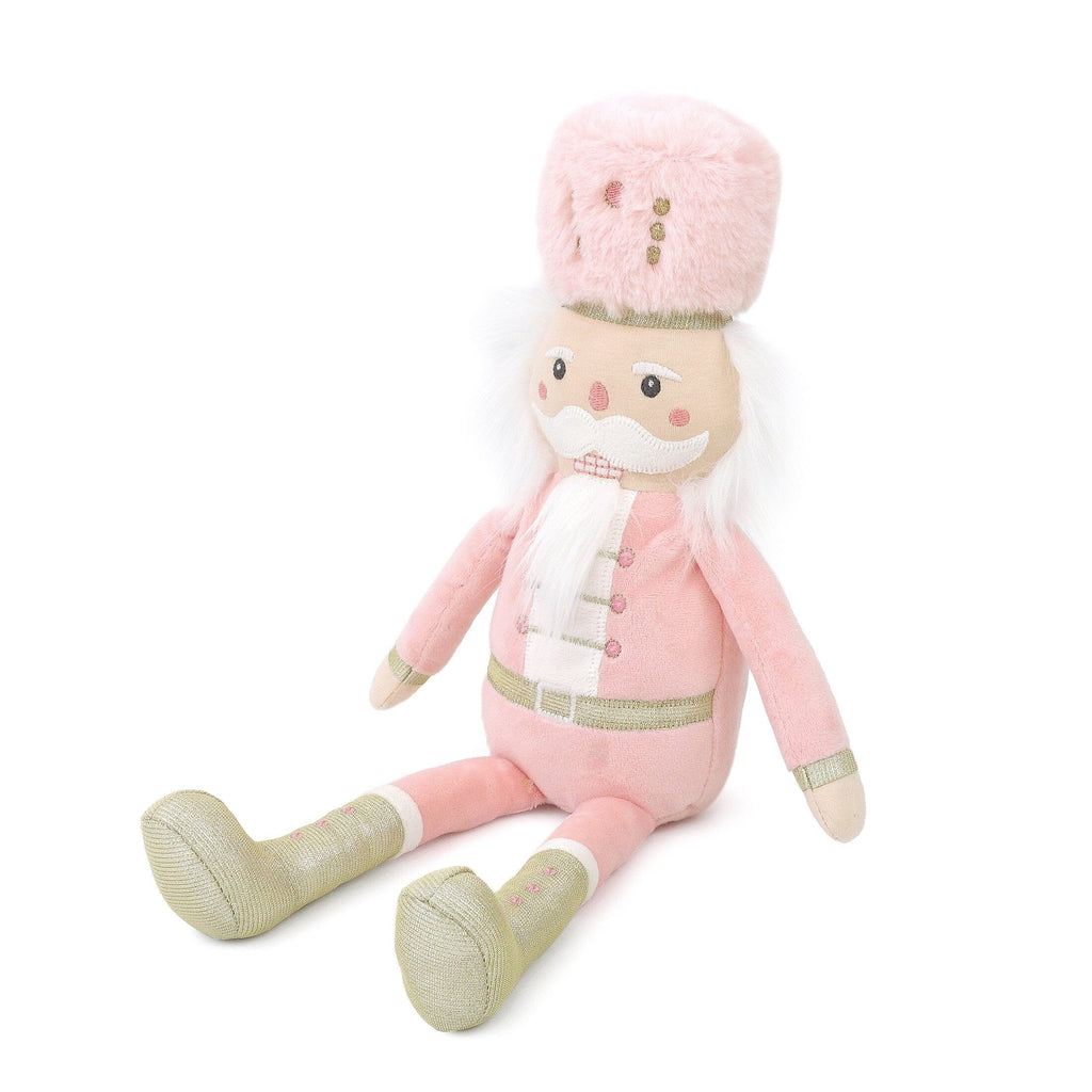 Pink and Gold Nutcracker WINTERY PLUSH TOYS MON AMI 