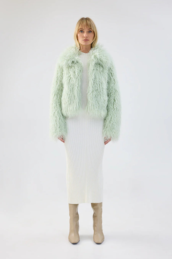 Saint Tropez Jacket | Mint Outerwear Unreal Fur 