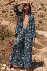 Desert Bandita Wide Leg Pant | Cobalt Bottoms Spell 