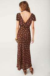 Melody Bias Maxi Dress | Antique Walnut Dresses Spell 