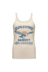 Sunshine Bandit Organic Singlet | Cream Tank Tops Spell Cream XS 