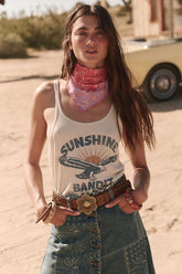 Sunshine Bandit Organic Singlet | Cream Tank Tops Spell 