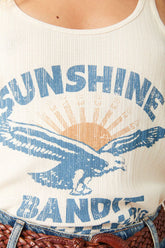 Sunshine Bandit Organic Singlet | Cream Tank Tops Spell 