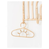 Sunny Rattan Hangers | Set of 3 Hangers Ellie & Becks 