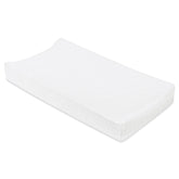 Quilted Changing Pad Cover in GOTS Certified Organic Muslin Cotton | White Changing Mats & Pads Babyletto 