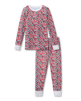 Kid's Pima Snug Fit Pajama Set | Fleurs des Bois Pajama Sets Petite Plume 