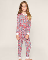 Kid's Pima Snug Fit Pajama Set | Fleurs des Bois Pajama Sets Petite Plume 