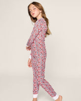 Kid's Pima Snug Fit Pajama Set | Fleurs des Bois Pajama Sets Petite Plume 