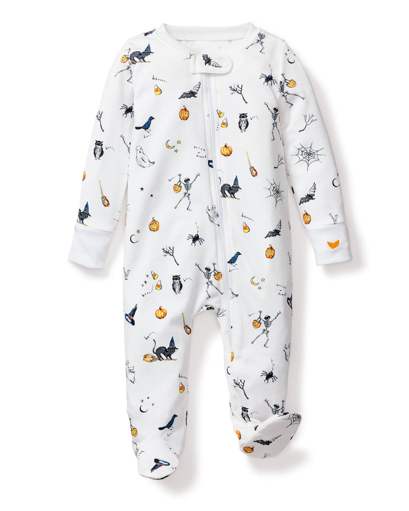 Baby's Pima Romper in Trick or Treat Children's Pajamas TF Petite Plume 