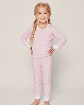 Kid's Pima Snug Fit Pajama Set in Sweethearts Children's Pajamas Petite Plume 