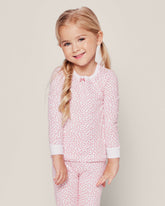 Kid's Pima Snug Fit Pajama Set in Sweethearts Children's Pajamas Petite Plume 