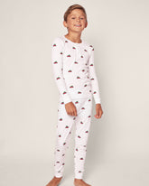 Kid's Pima Snug Fit Pajama Set | Holiday Journey Pajama Sets Petite Plume 