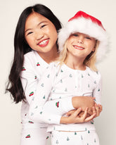 Kid's Pima Snug Fit Pajama Set | Holiday Journey Pajama Sets Petite Plume 