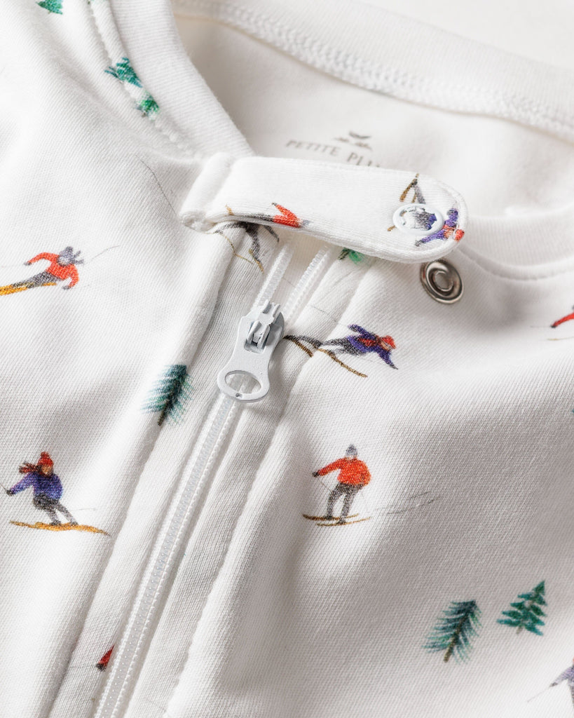 Baby's Pima Romper in Après Ski Children's Pajamas TF Petite Plume 