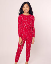 Kid's Pima Snug Fit Pajama Set | Starry Night Pajama Sets Petite Plume 