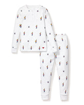 Kid's Pima Snug Fit Pajama Set | Toy Soldier Pajama Sets Petite Plume 