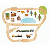 Wild Pines Train Set Cars & Trains Tender Leaf Toys 