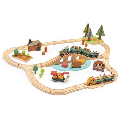 Wild Pines Train Set Cars & Trains Tender Leaf Toys 