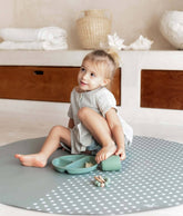 High Chair Splat Mats | Spotted - Moss High Chair Accessories Toddlekind 