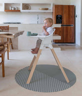 High Chair Splat Mats | Spotted - Moss High Chair Accessories Toddlekind 