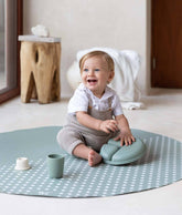 High Chair Splat Mats | Spotted - Moss High Chair Accessories Toddlekind 