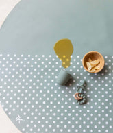 High Chair Splat Mats | Spotted - Moss High Chair Accessories Toddlekind 