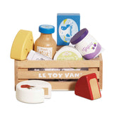 Cheese & Dairy Wooden Market Crate Play Foods Le Toy Van, Inc. 