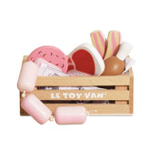 Butchers Meat Wooden Market Crate Play Foods Le Toy Van, Inc. 