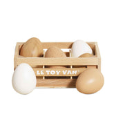 Farm Eggs Wooden Market Crate Play Foods Le Toy Van, Inc. 