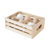 Farm Eggs Wooden Market Crate Play Foods Le Toy Van, Inc. 