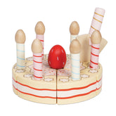 Sliceable Birthday Cake & Candles Play Foods Le Toy Van, Inc. 