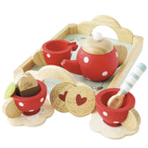 Wooden Tea Set & Tray Play Foods Le Toy Van, Inc. 