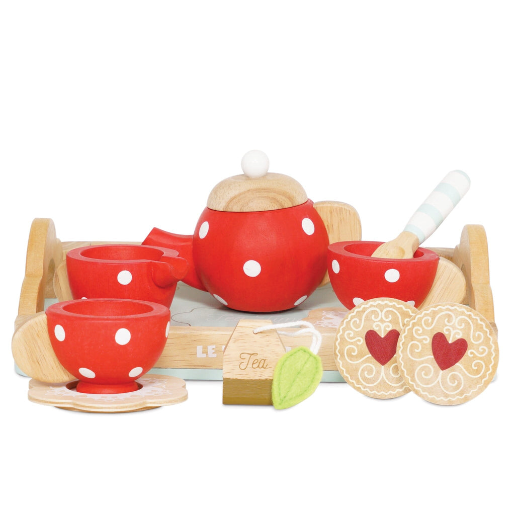 Wooden Tea Set & Tray Play Foods Le Toy Van, Inc. 