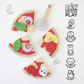 Pizza & Toppings with Slice Cutter Educational Toys Le Toy Van, Inc. 