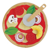 Pizza & Toppings with Slice Cutter Play Foods Le Toy Van, Inc. 