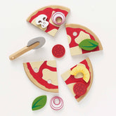 Pizza & Toppings with Slice Cutter Play Foods Le Toy Van, Inc. 