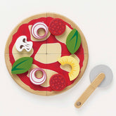 Pizza & Toppings with Slice Cutter Play Foods Le Toy Van, Inc. 