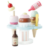 Wooden Ice Cream Stand & Toppings Educational Toys Le Toy Van, Inc. 