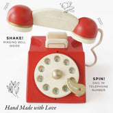 Vintage Wooden Phone Educational Toys Le Toy Van, Inc. 