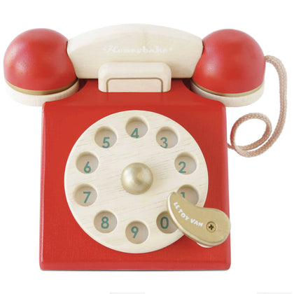 Vintage Wooden Phone Educational Toys Le Toy Van, Inc. 