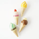 Wooden Ice Cream Cones Set Play Foods Le Toy Van, Inc. 