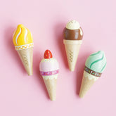 Wooden Ice Cream Cones Set Play Foods Le Toy Van, Inc. 