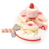 Sliceable Wedding Cake for Pretend Play Play Foods Le Toy Van, Inc. 