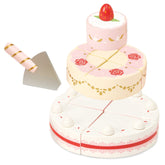 Sliceable Wedding Cake for Pretend Play Play Foods Le Toy Van, Inc. 