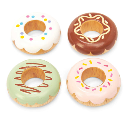 Wooden Doughnut Play Food Set Educational Toys Le Toy Van, Inc. 