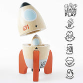 Magnetic Space Rocket Duo Wooden Toys Le Toy Van, Inc. 