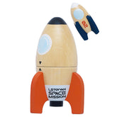 Magnetic Space Rocket Duo Wooden Toys Le Toy Van, Inc. 