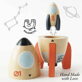 Magnetic Space Rocket Duo Wooden Toys Le Toy Van, Inc. 