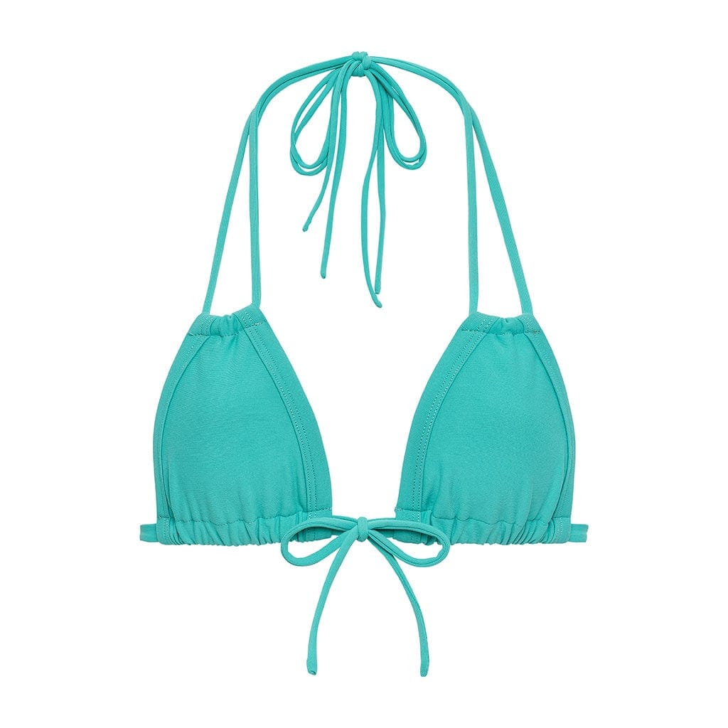 Teal Euro Bow Bikini Top Bikini Top Montce 