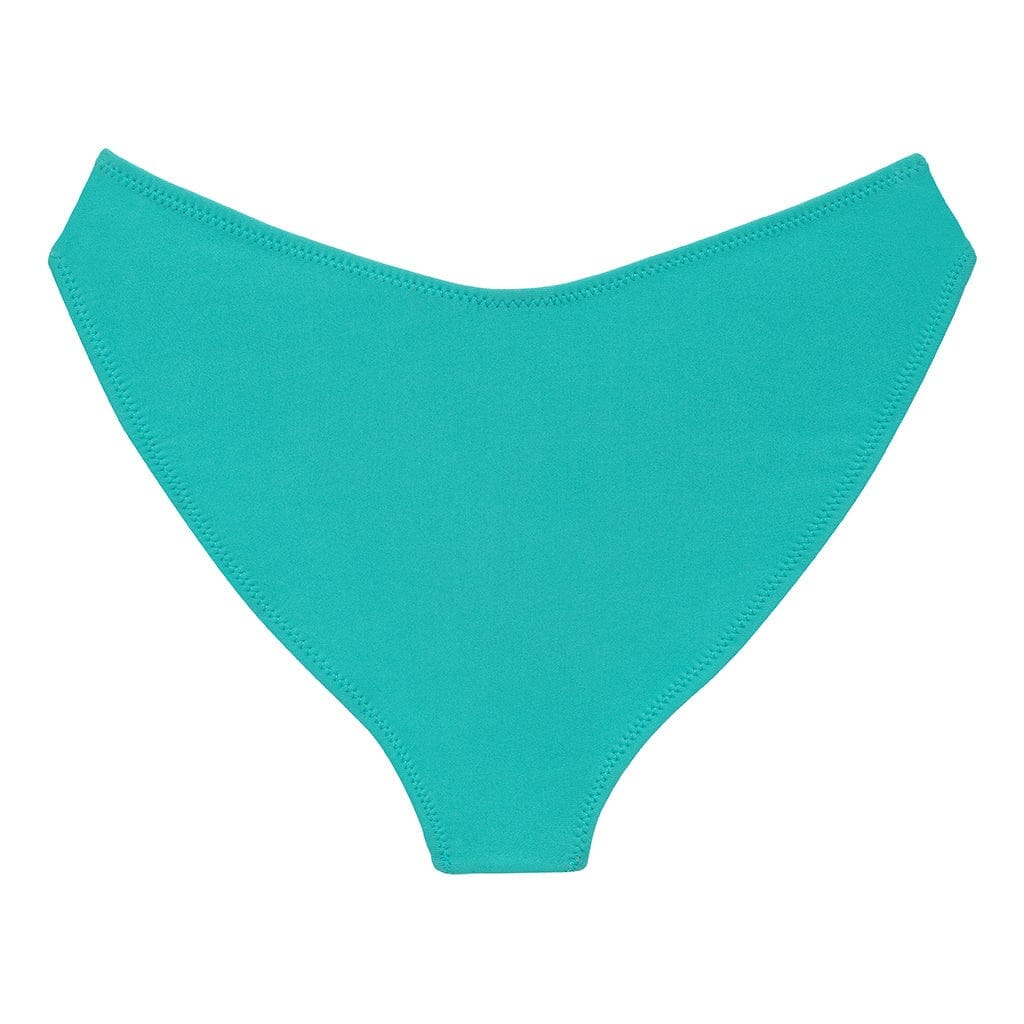 Teal Added Coverage Lulu (Zig-Zag Stitch) Bikini Bottom Bikini Bottom Montce 